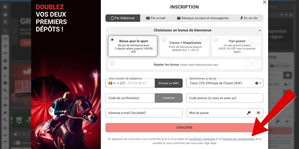 accepter les règles générales
