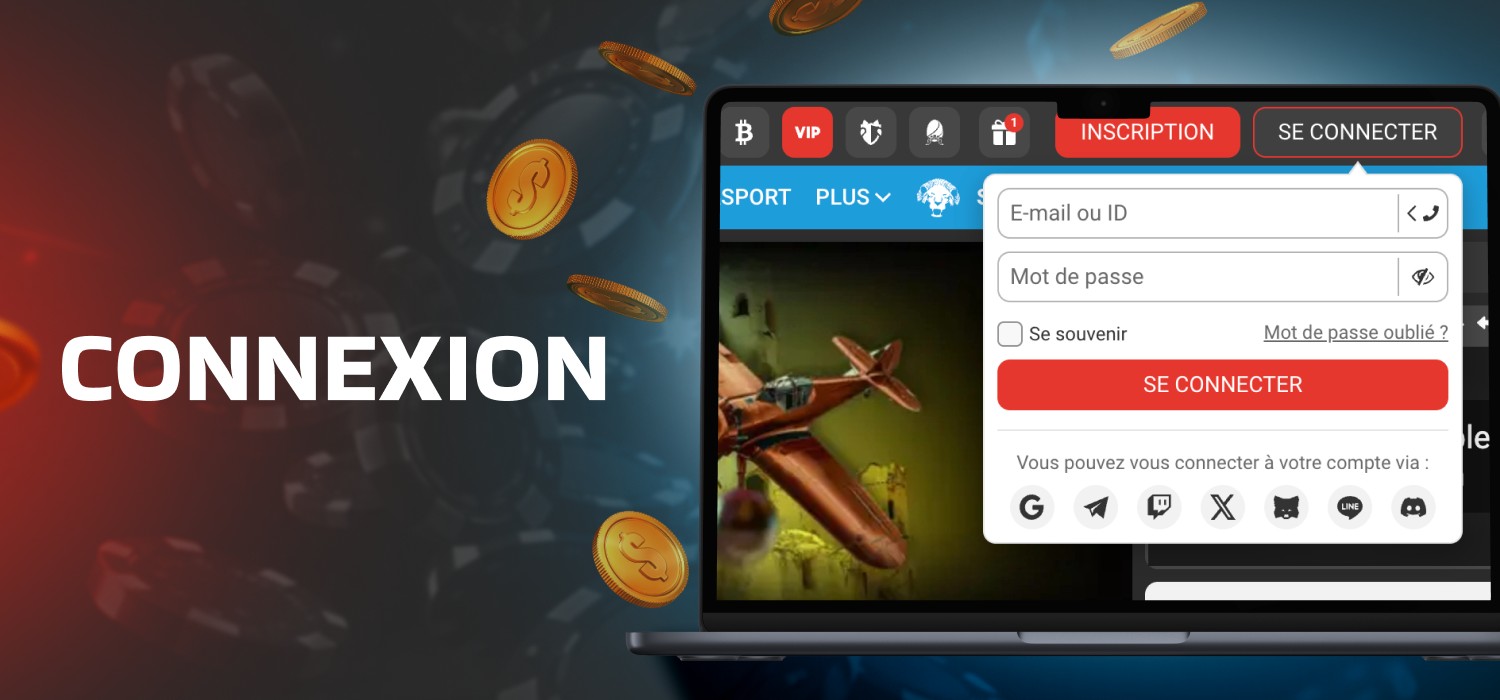 Se connecter au compte Megapari